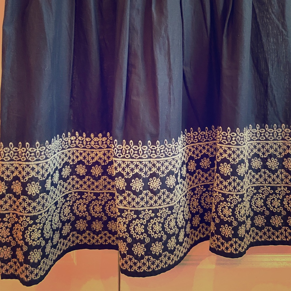 Michael Kors eyelet lightweight, high waist skirt